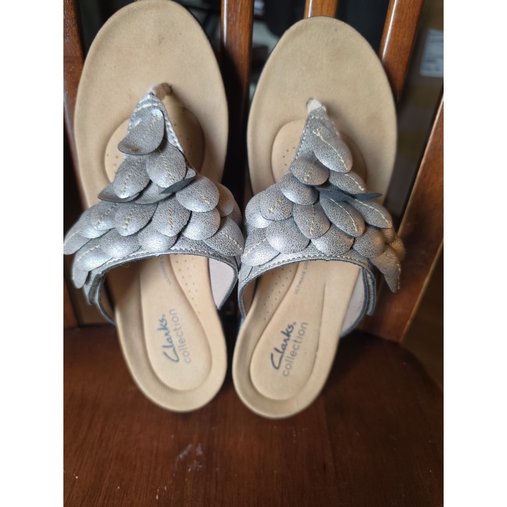 clarks‎ womens sandals size 7.5  wide - Picture 5 of 6